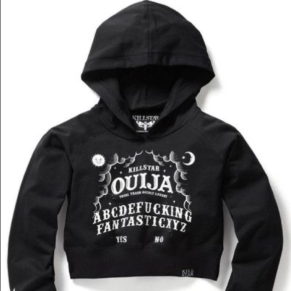 Killstar Tops - Killstar Ouija cropped hoodie XS